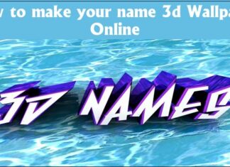 How to make your name 3d Wallpaper Online How to make your name 3d Wallpaper Online