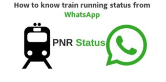 How to know train running status from Whatsapp How to know train running status from Whatsapp