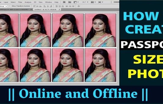 How to make Passport Size Photo Online and Offline How to make Passport Size Photo Online and Offline