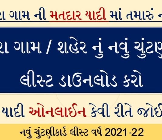 Gujarat Voter List 2022 | How to Check Your Name in Gujarat Voter List